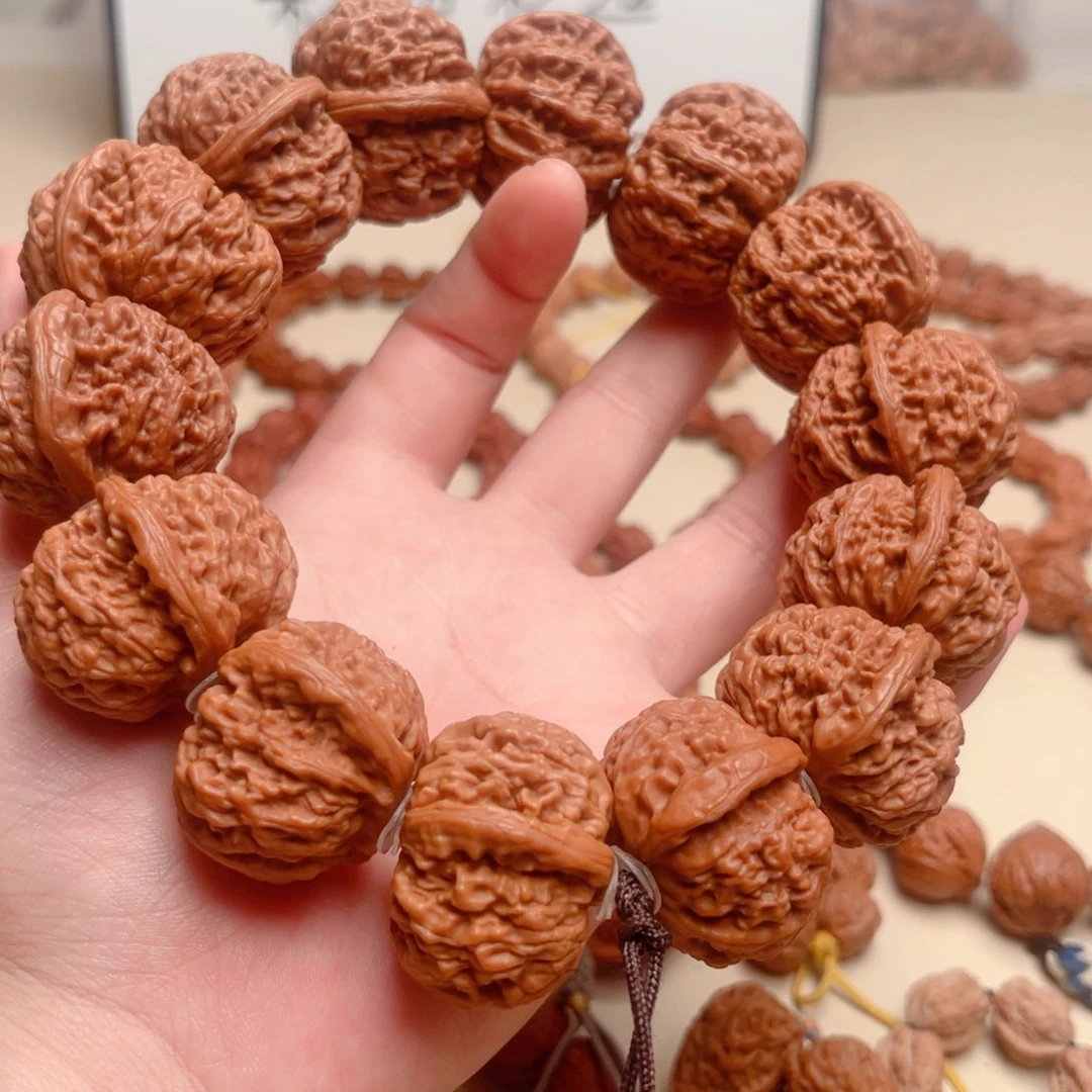 手串文玩核桃妲****带白狮子