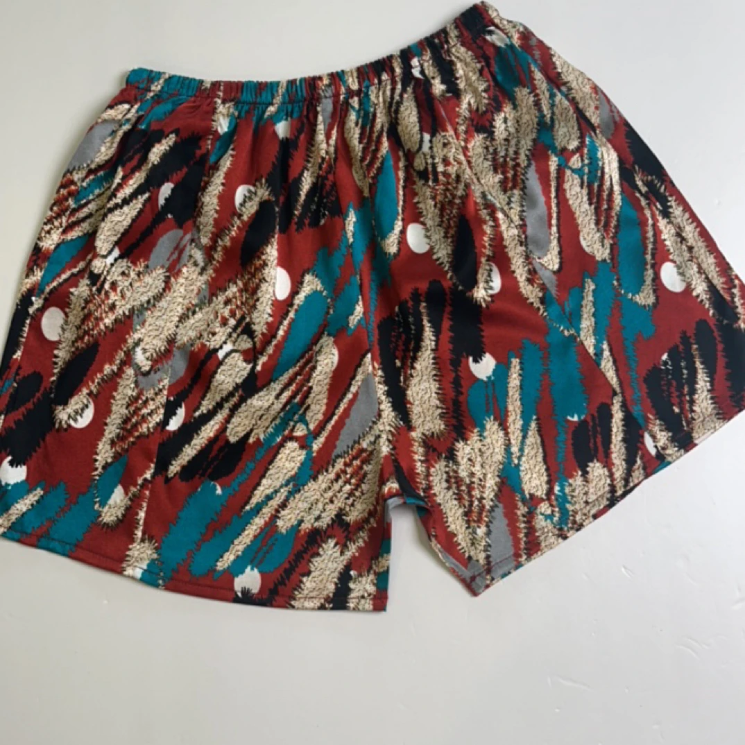 D201-D401 真丝 百搭男士 女士 沙滩裤 夏季宽松大码运动短裤