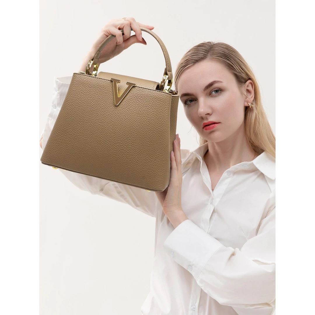 手提包女新款时尚百搭高档水桶包高级感大容量上班通勤斜挎包女包