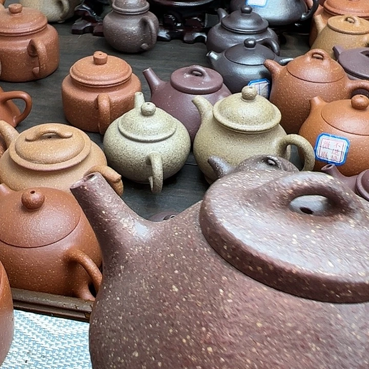 金***辰紫砂茶壶天青石瓢