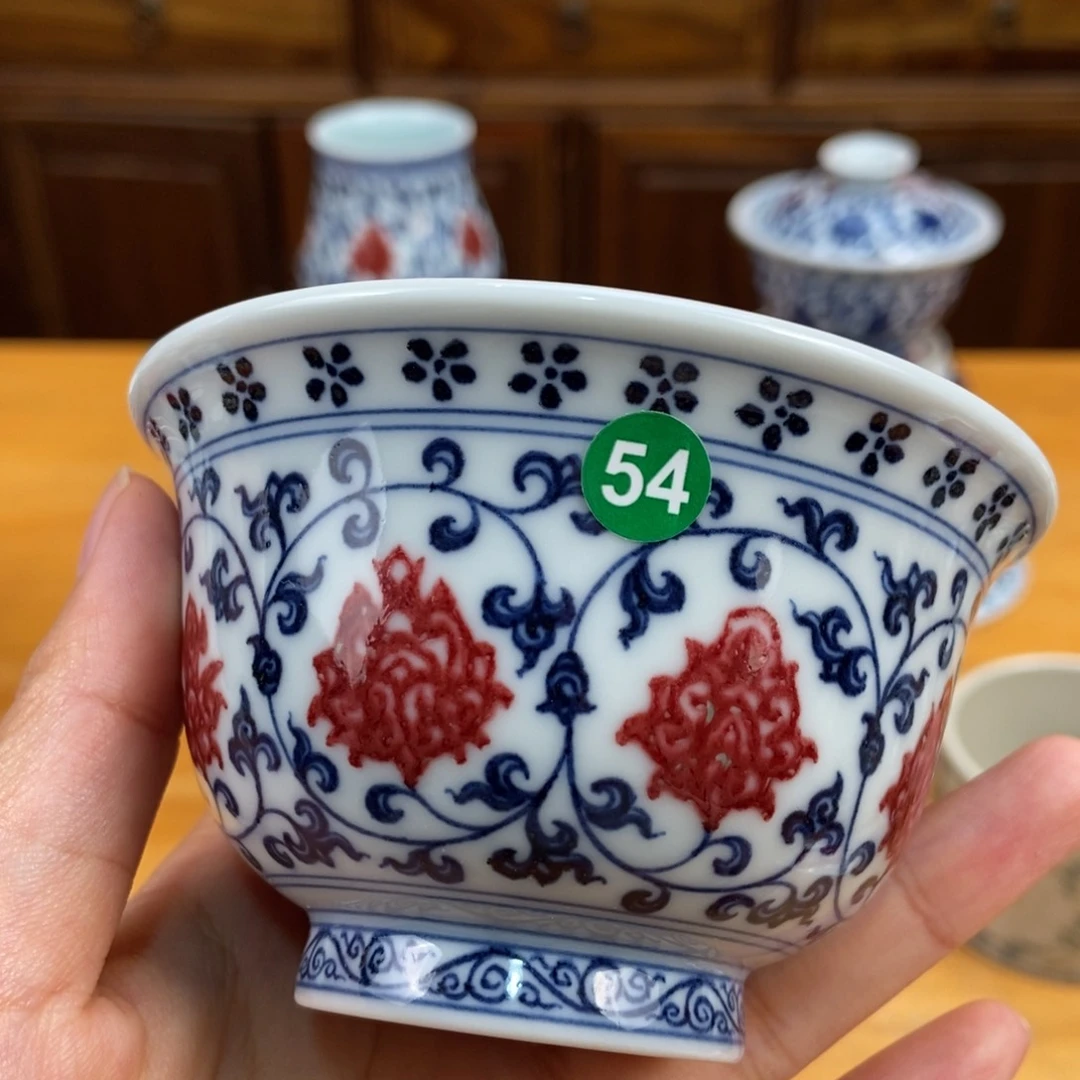 景德镇手绘现代茶具，非古董