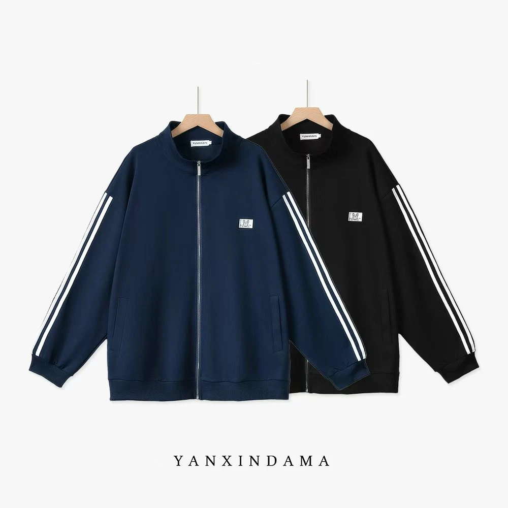 大码女装300斤胖MM运动休闲风时尚简约显瘦宽松短外套7125