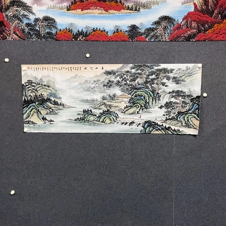 国画小六尺仿古一副