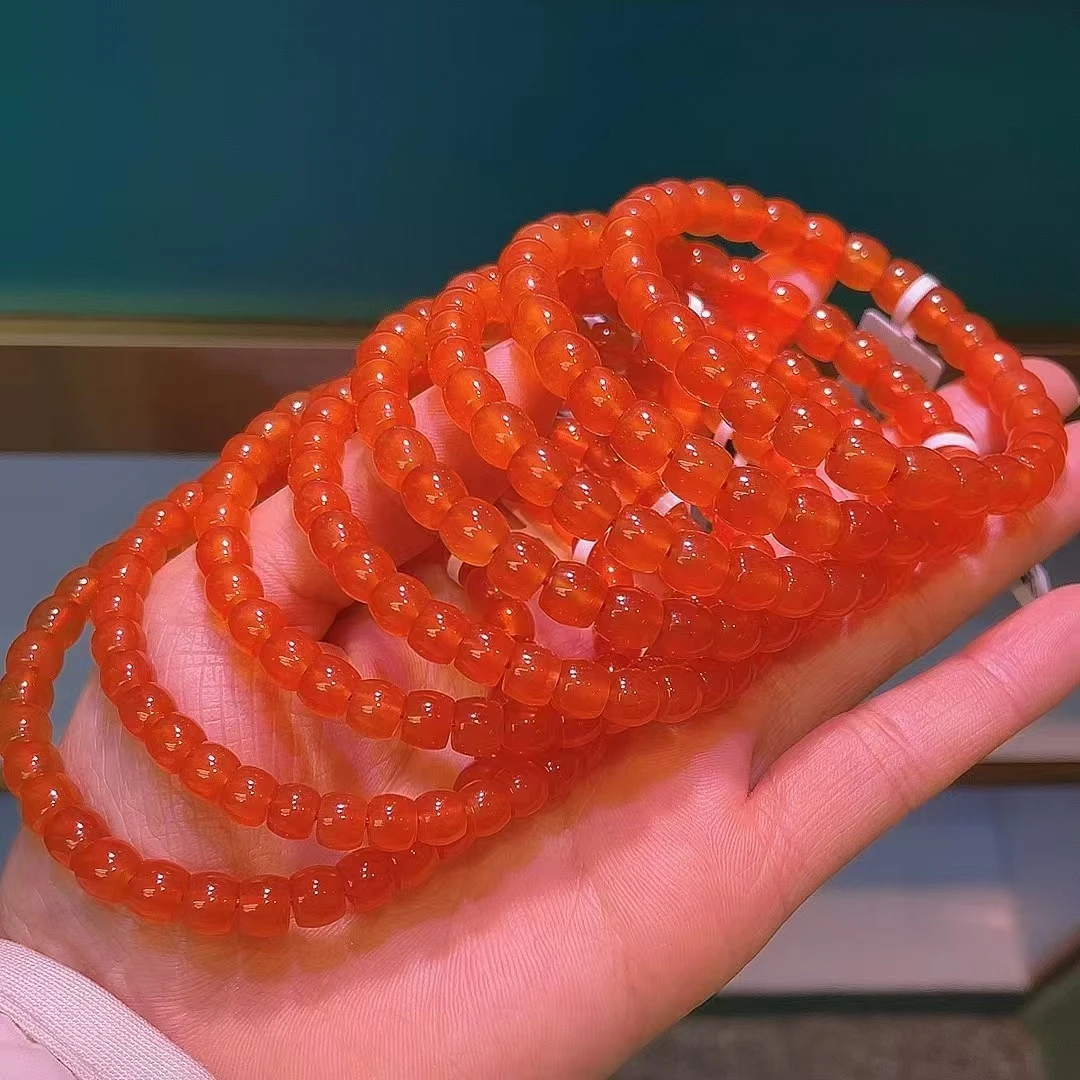 一心一意精工直切！宠粉破价惊喜，河湾冰红秒归圆直切手串首/发