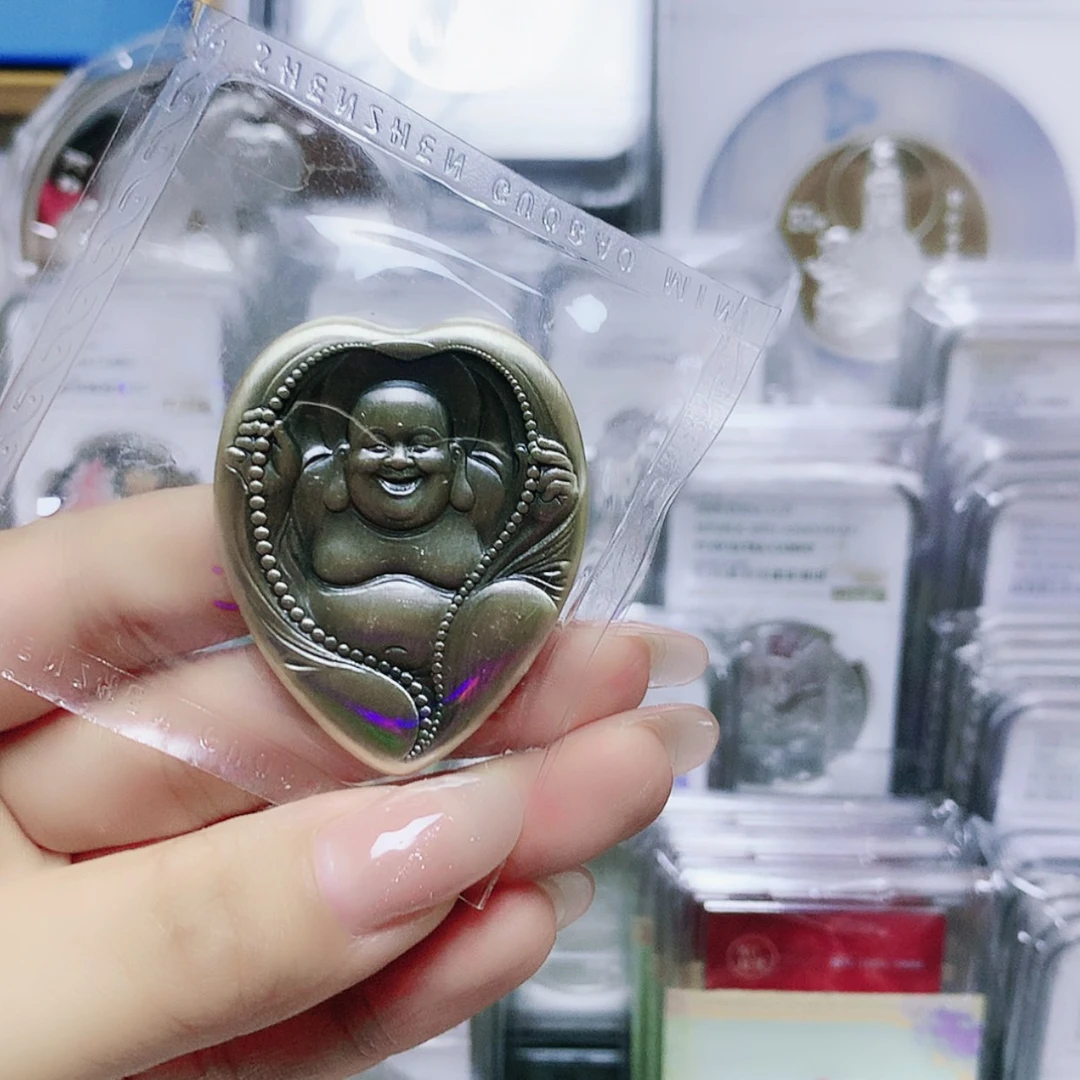 【闪购商品】纯银弥勒60克银章有证