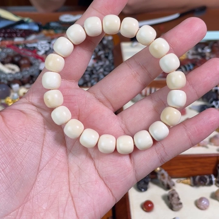 吊坠白玉菩提手串单圈40