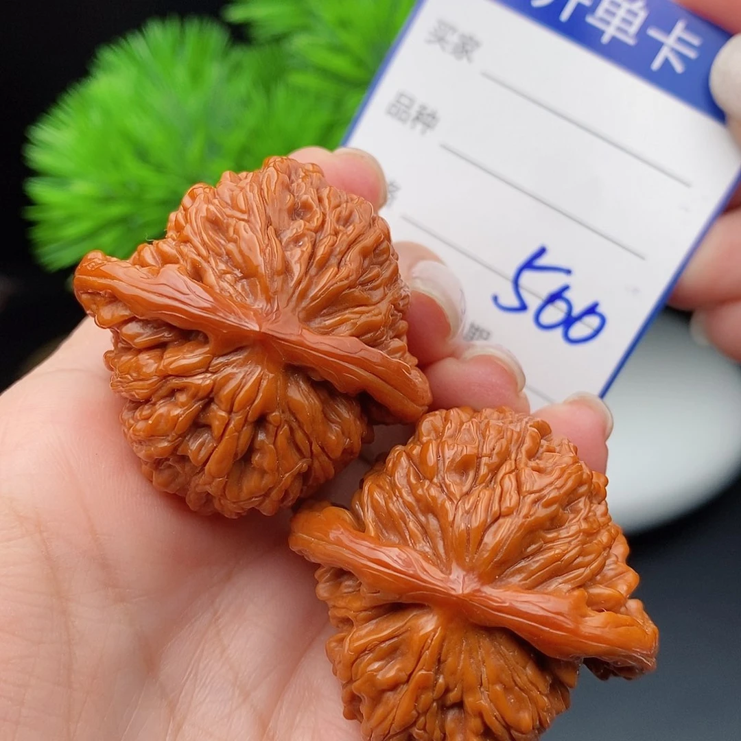 文玩核桃把件42四座楼500