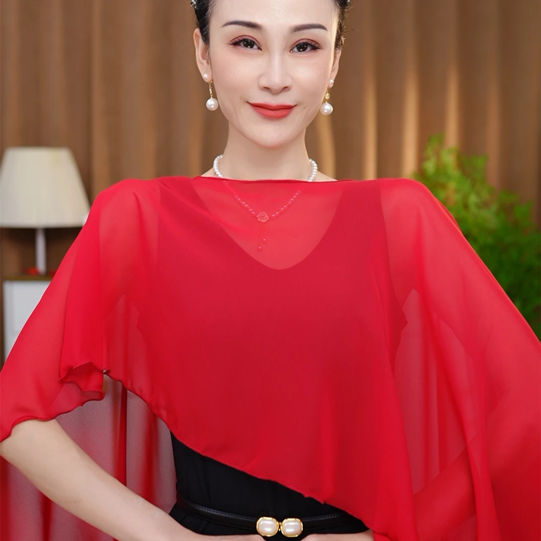 韩版新款时尚百搭纯色外搭夏季空调披肩