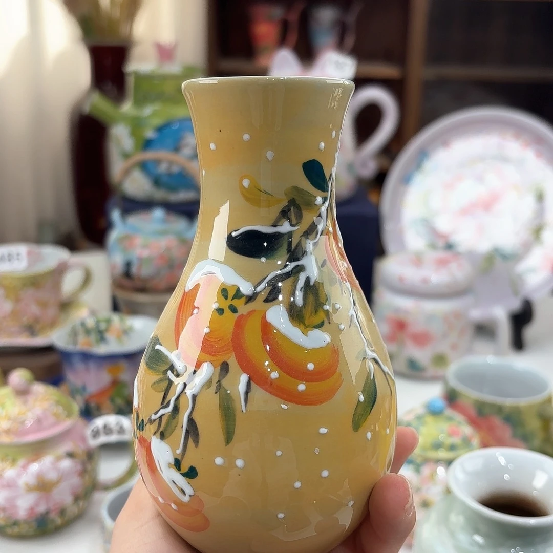 景德镇手绘高温釉下彩陶瓷茶具