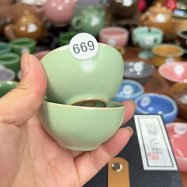 龙泉敬悦青瓷品茗杯