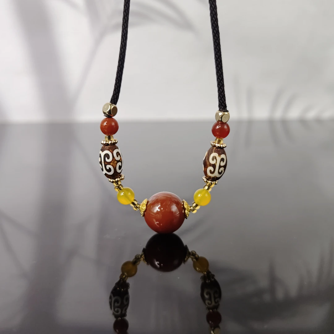 L玛瑙单珠吊坠0560