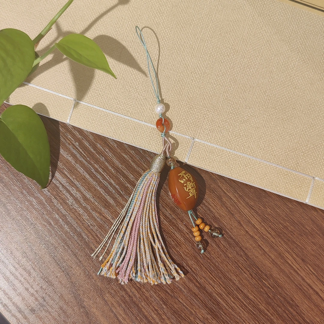 【晟伊】核雕雨渐耳挂件（多样性发一件）