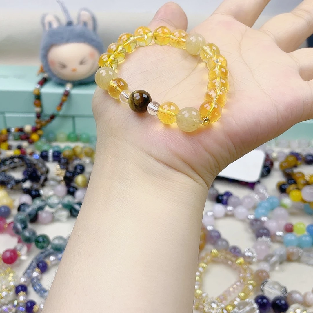 水晶手链银S925镶嵌