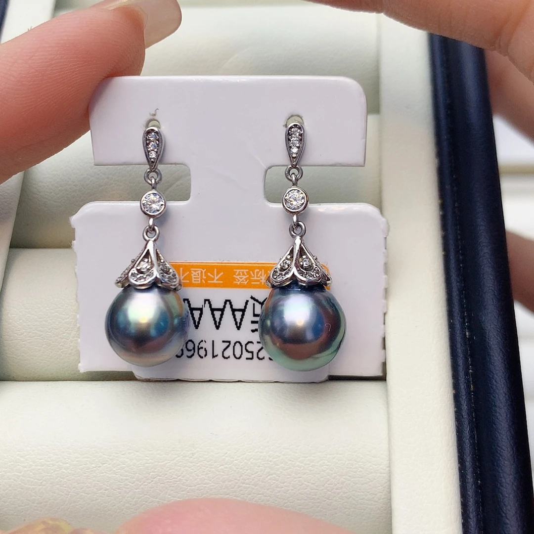 耳饰海水珍珠银S925镶嵌W52