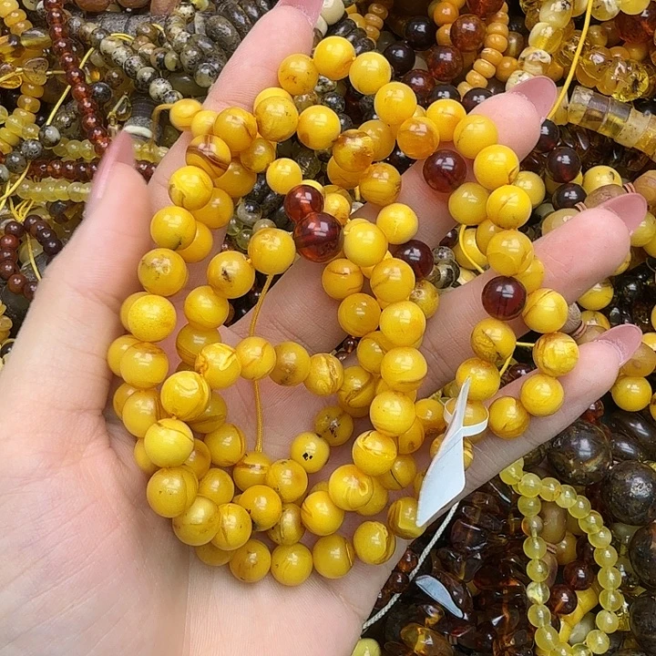 琥珀未镶嵌珠宝奇石