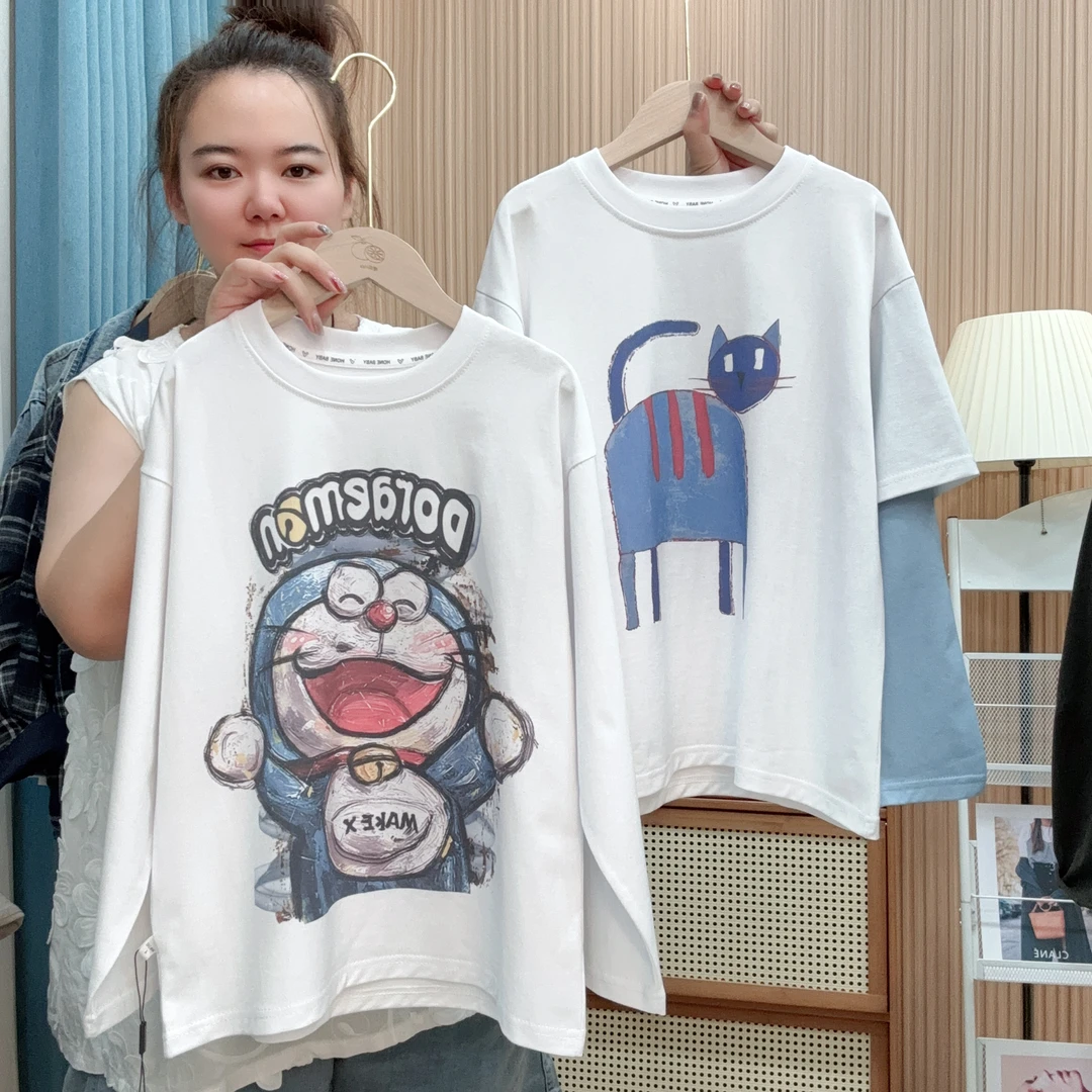 【橙妈宠粉】儿童新款纯棉T恤舒适百搭打底春秋长袖韩版圆领宽松