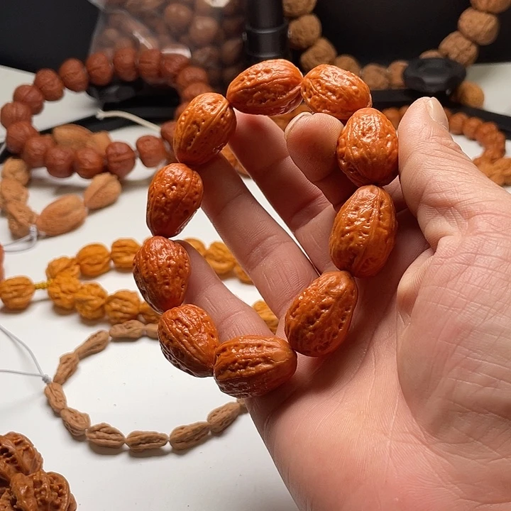 小核桃手串橘皮胖头大枣