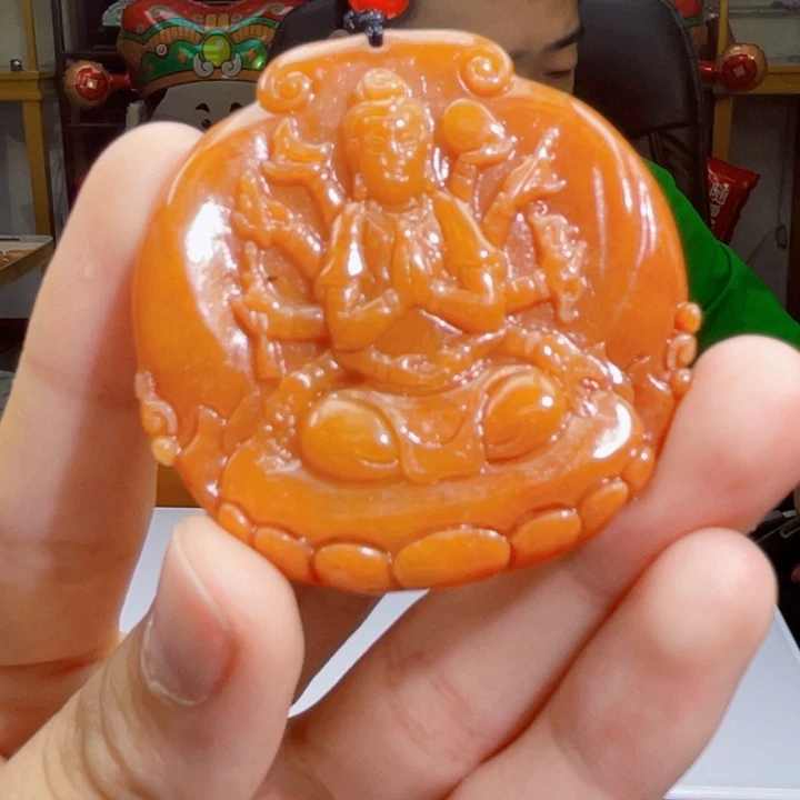 翡翠未镶嵌吊坠(不含链)A54