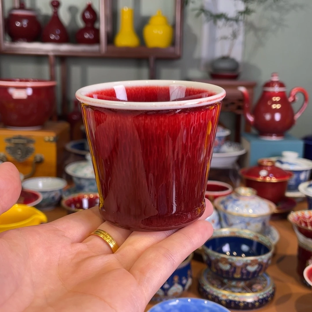 清欢雅玩原矿郎红福利小可乐杯