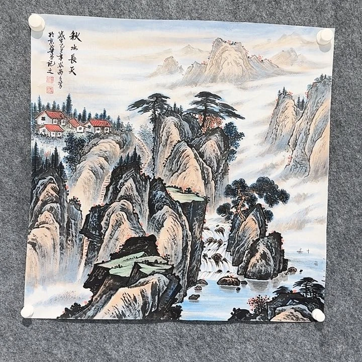 国画王立芳老师-秋水长天