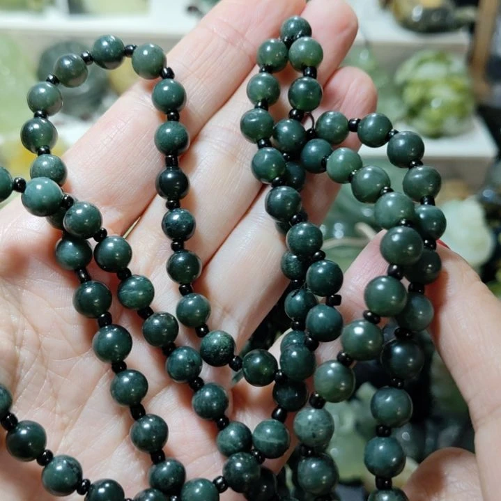 岫玉链子链子链子未镶嵌孟*平