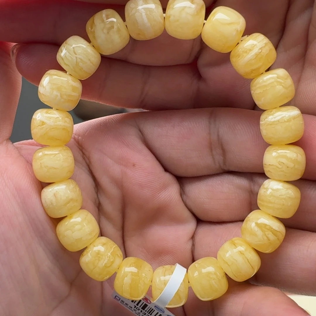 琥珀未镶嵌手链蜜蜡手串