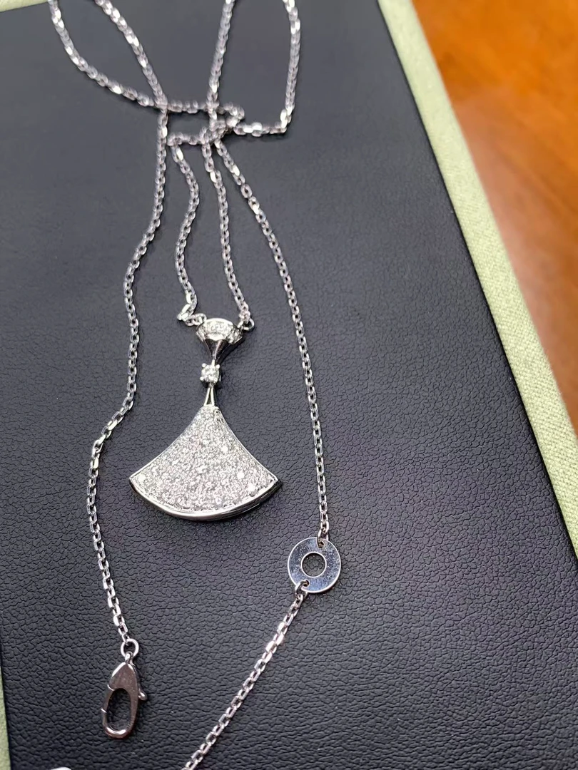 18K金满钻镶嵌大号上下裙