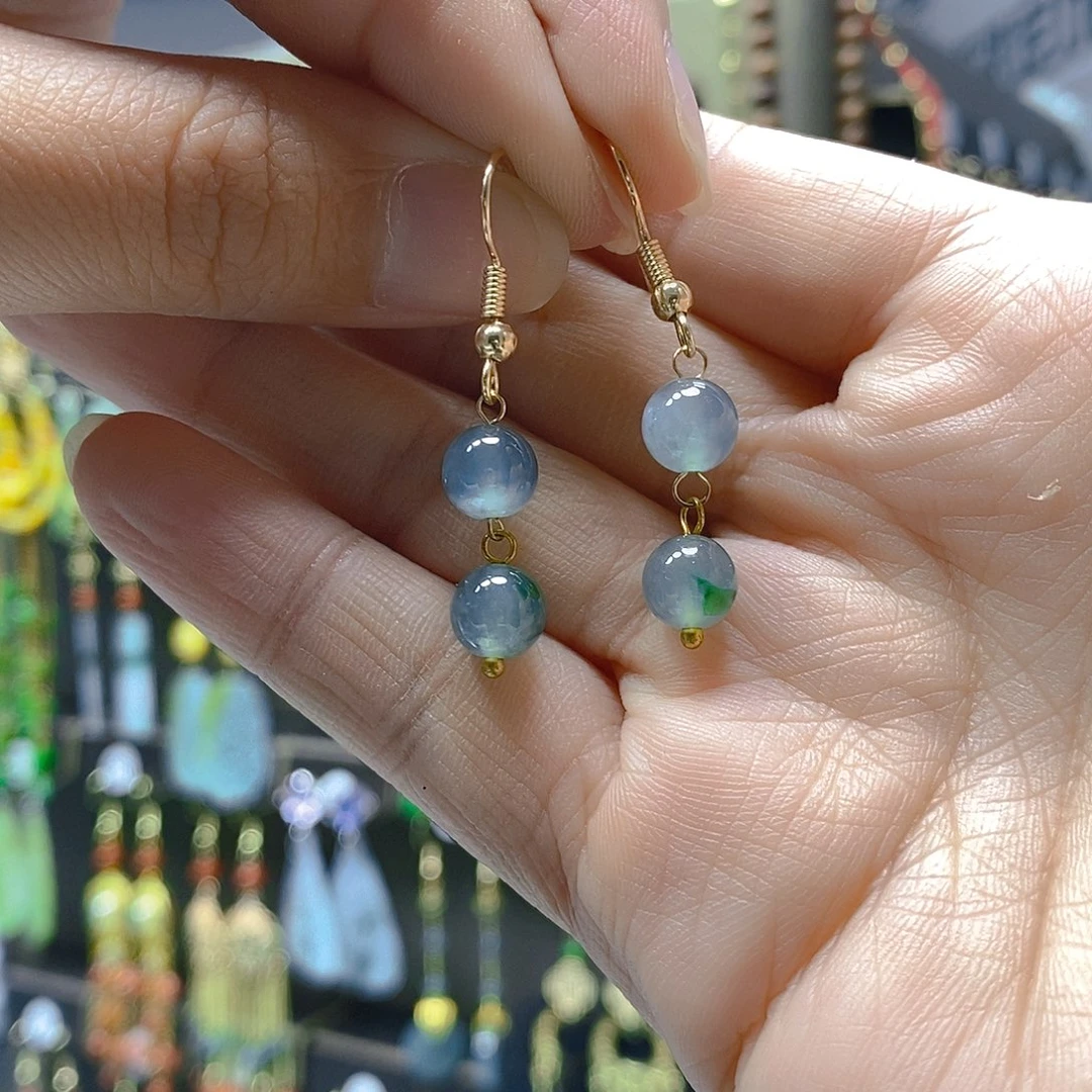 未镶嵌翡翠耳饰翡翠