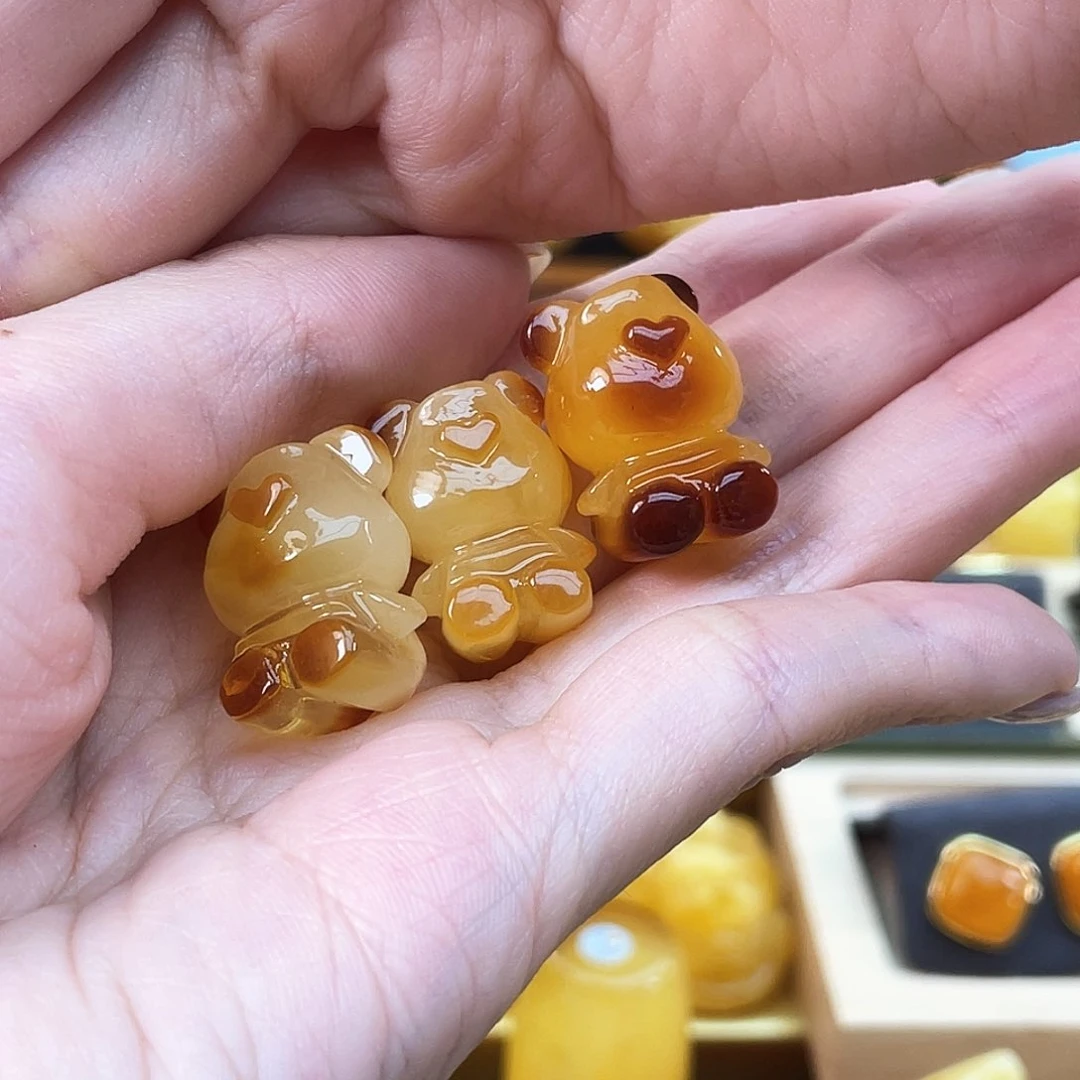 未镶嵌琥珀珠宝奇石琥珀蜜蜡J1可编绳多样性发其一