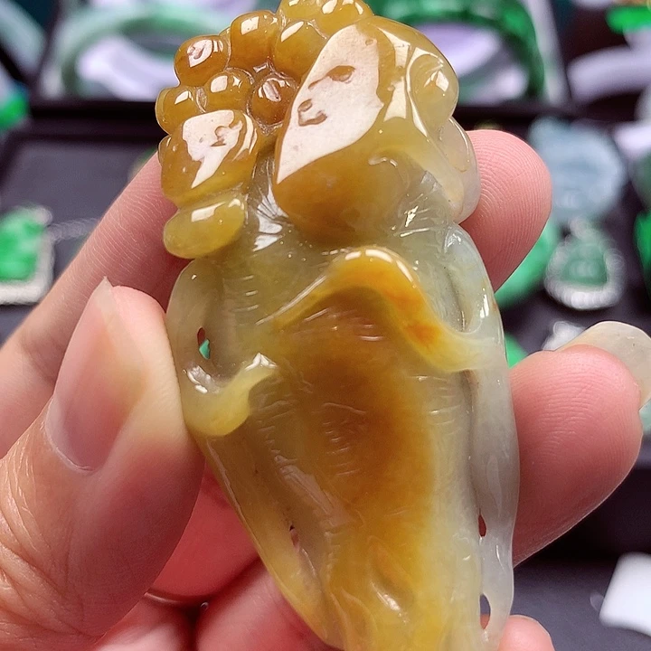 颈饰未镶嵌翡翠翡翠