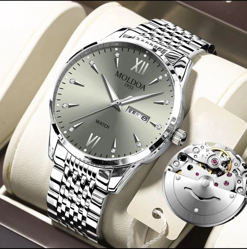 中悦【全部编号都在这里下单】男士手表防水夜光日历镂空高端潮流