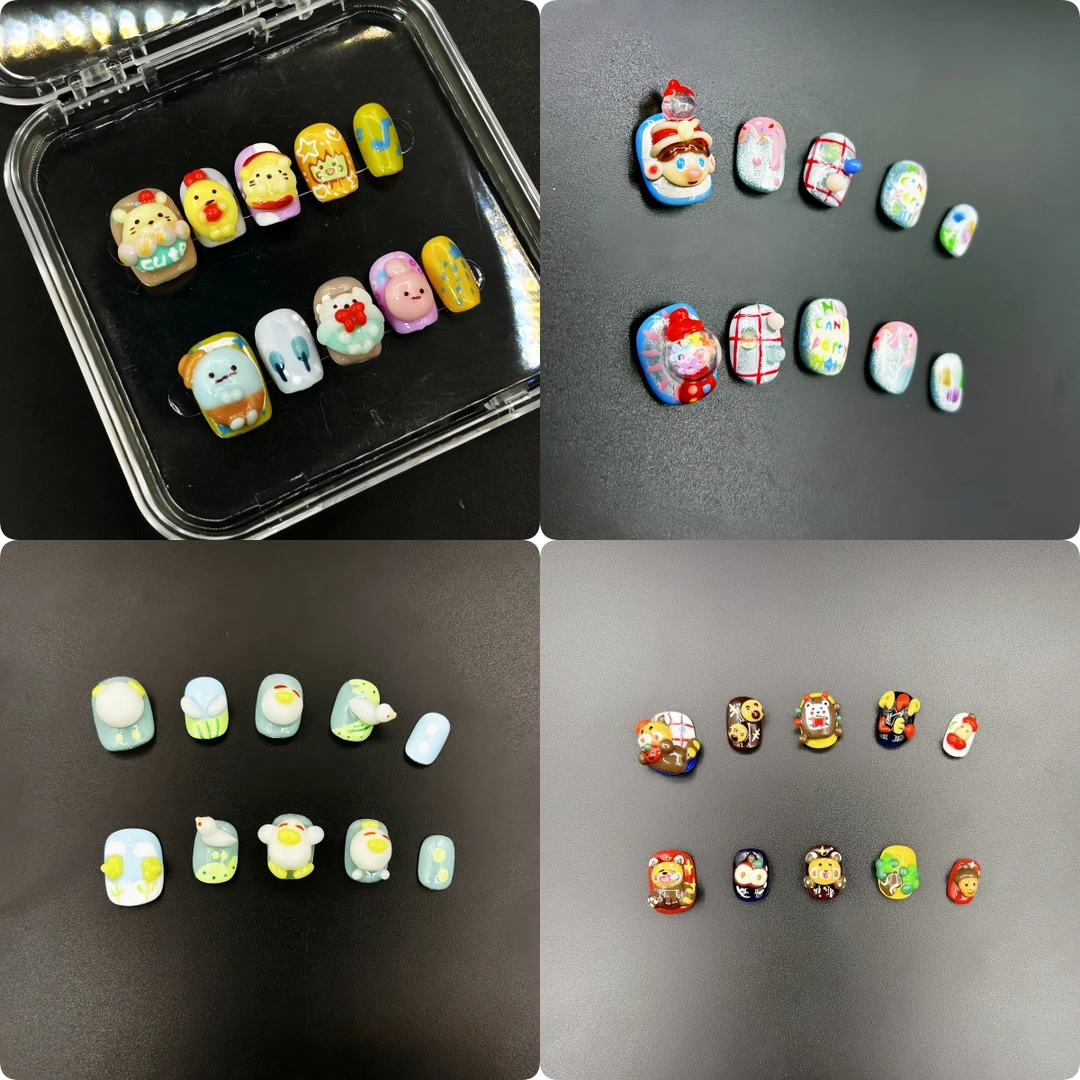 【喵小柒】纯手工穿戴甲下单备注编码 纯手工制作默认微瑕介意慎拍