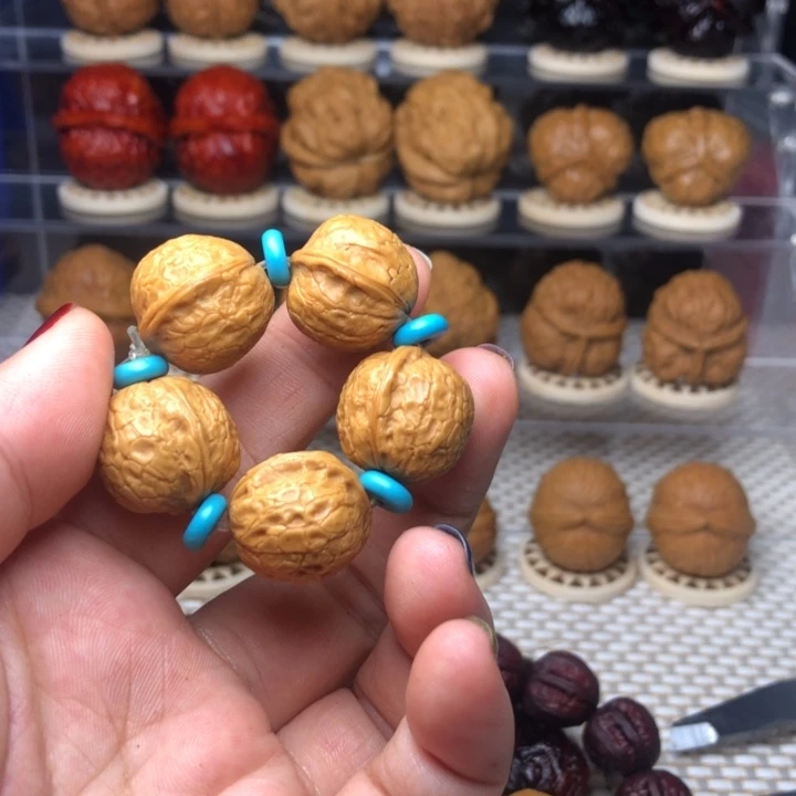 2***6把件文玩核桃100小金豆