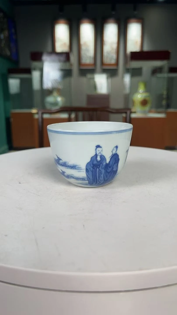 景德镇陶瓷青花杯R9