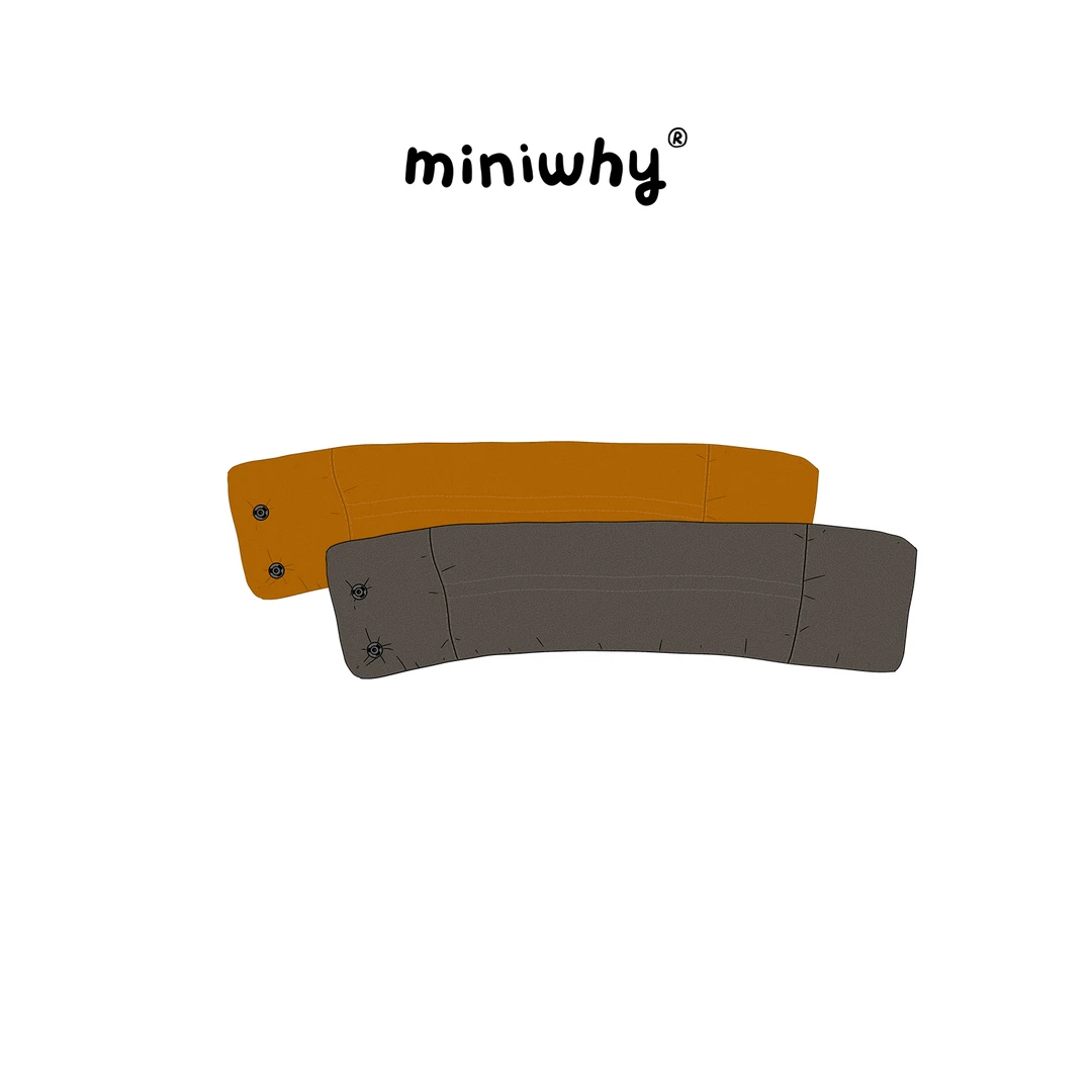 miniwhy亲子童装 | 自留2色保暖又可爱的日式两粒扣双面围脖25冬