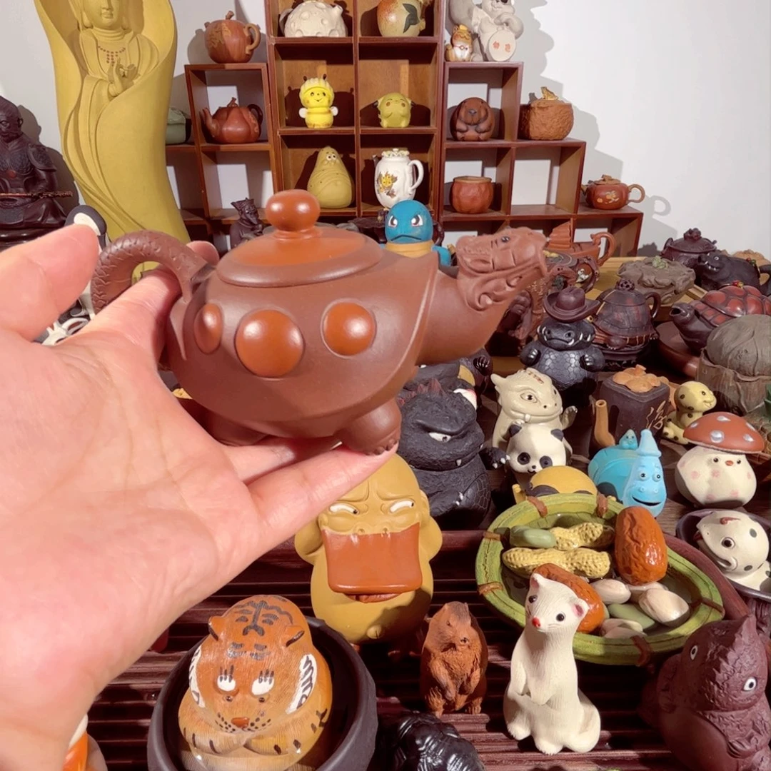紫砂茶壶纯手工制作过程非常