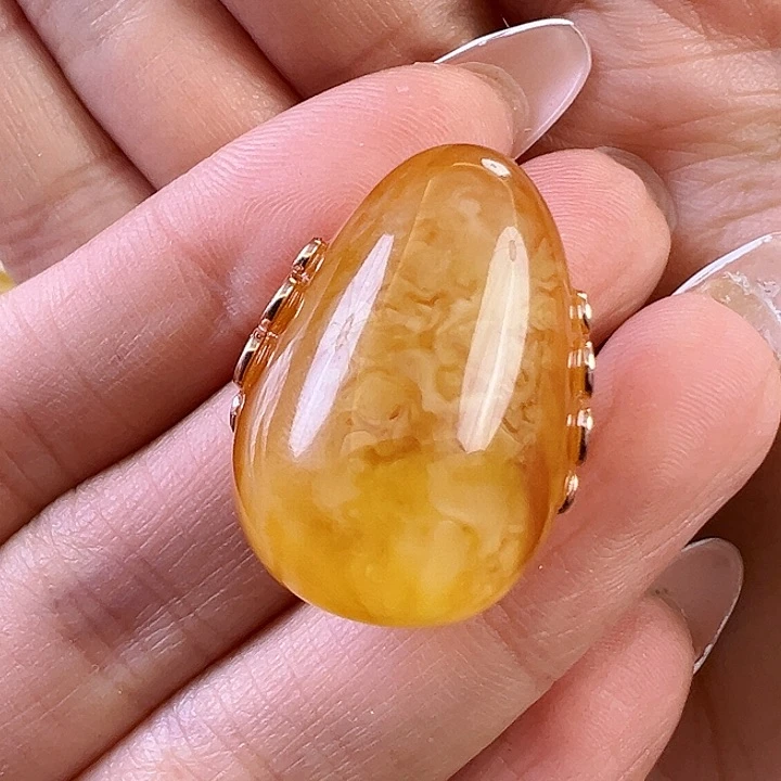 蜜蜡颈饰未镶嵌蜜蜡