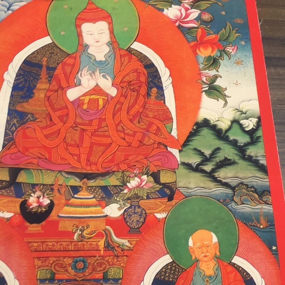 卷轴画水**青唐卡16020