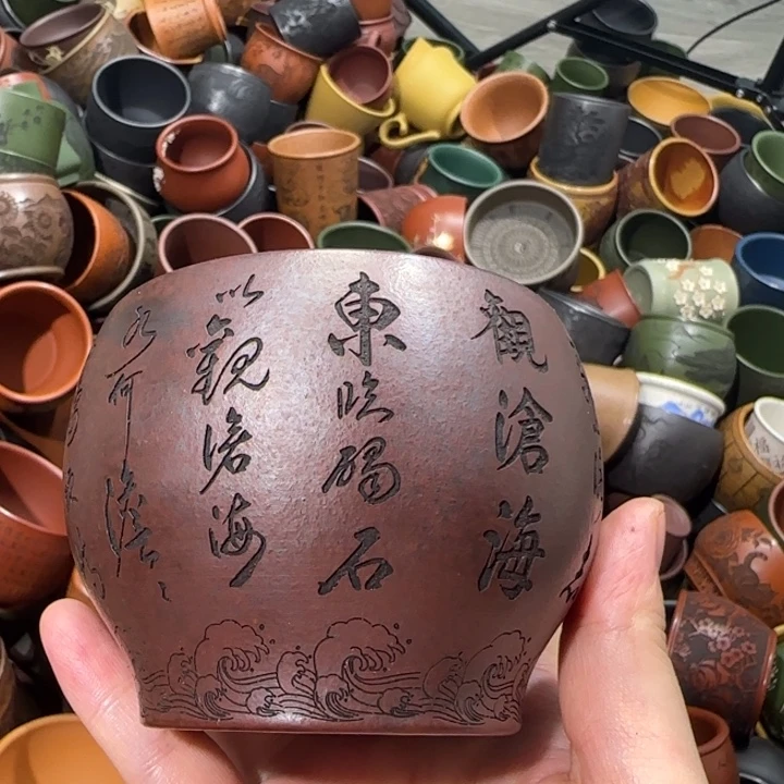 茶杯紫砂全手工紫砂