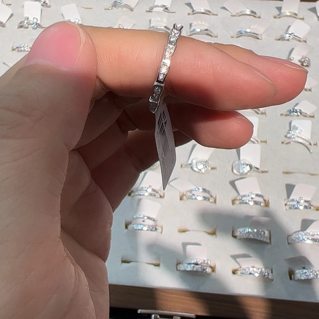 大理石非金属戒指好看好可爱哦