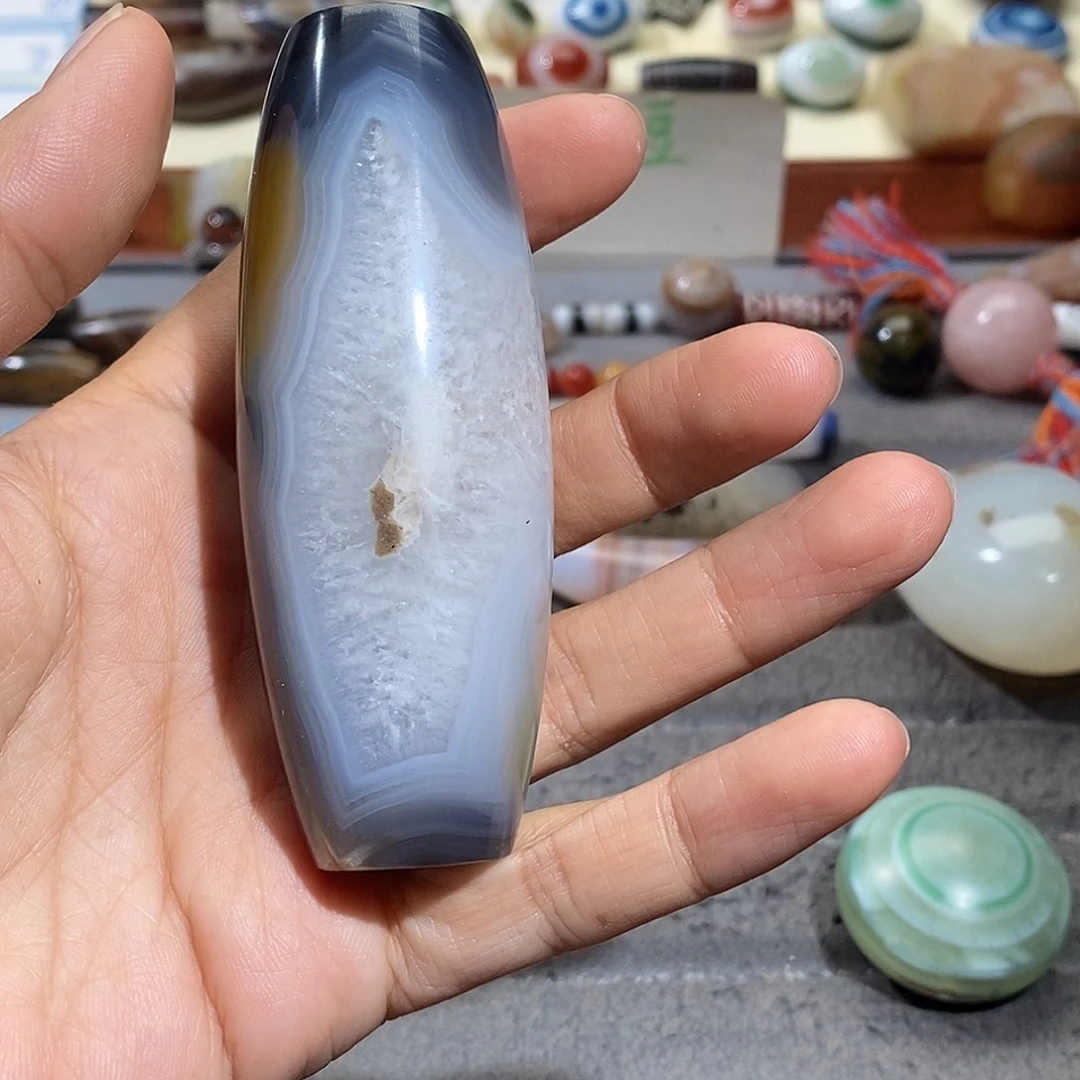 泓***仰玛瑙/玉髓合金颈饰