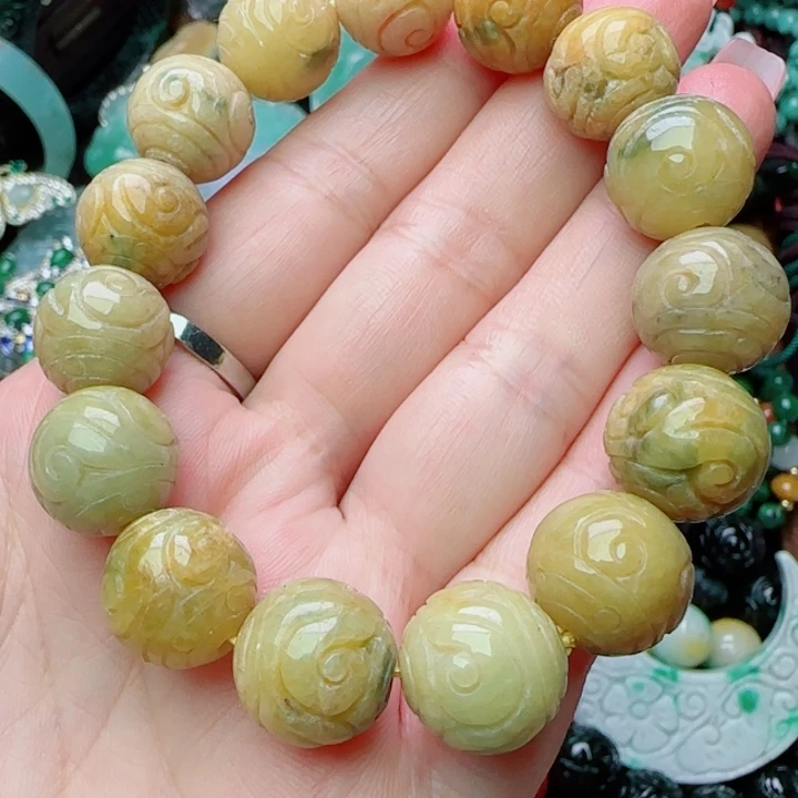 翡翠未镶嵌颈饰天然A货11