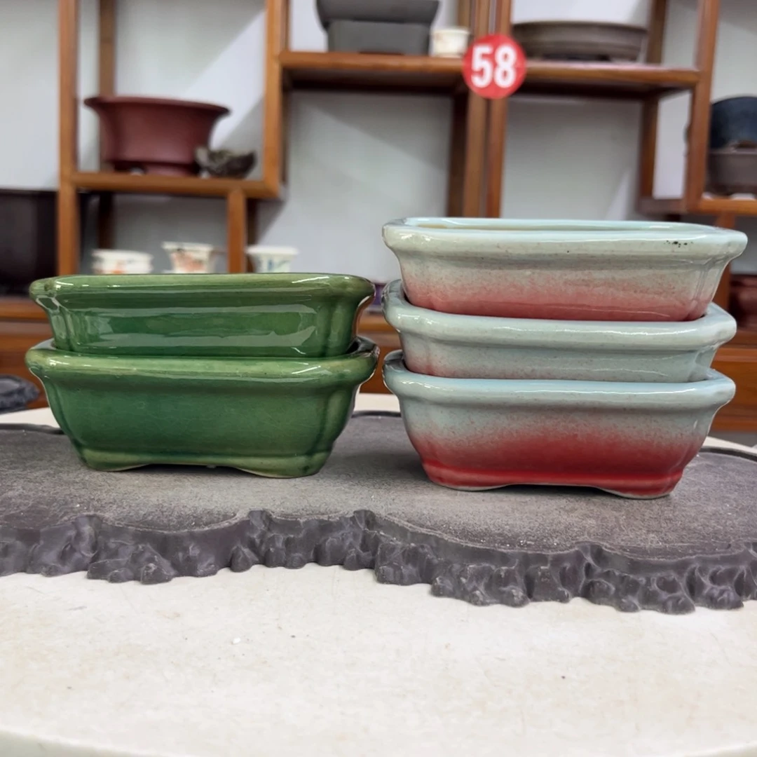 紫砂花盆瑕疵火烈走形5-4-13-10