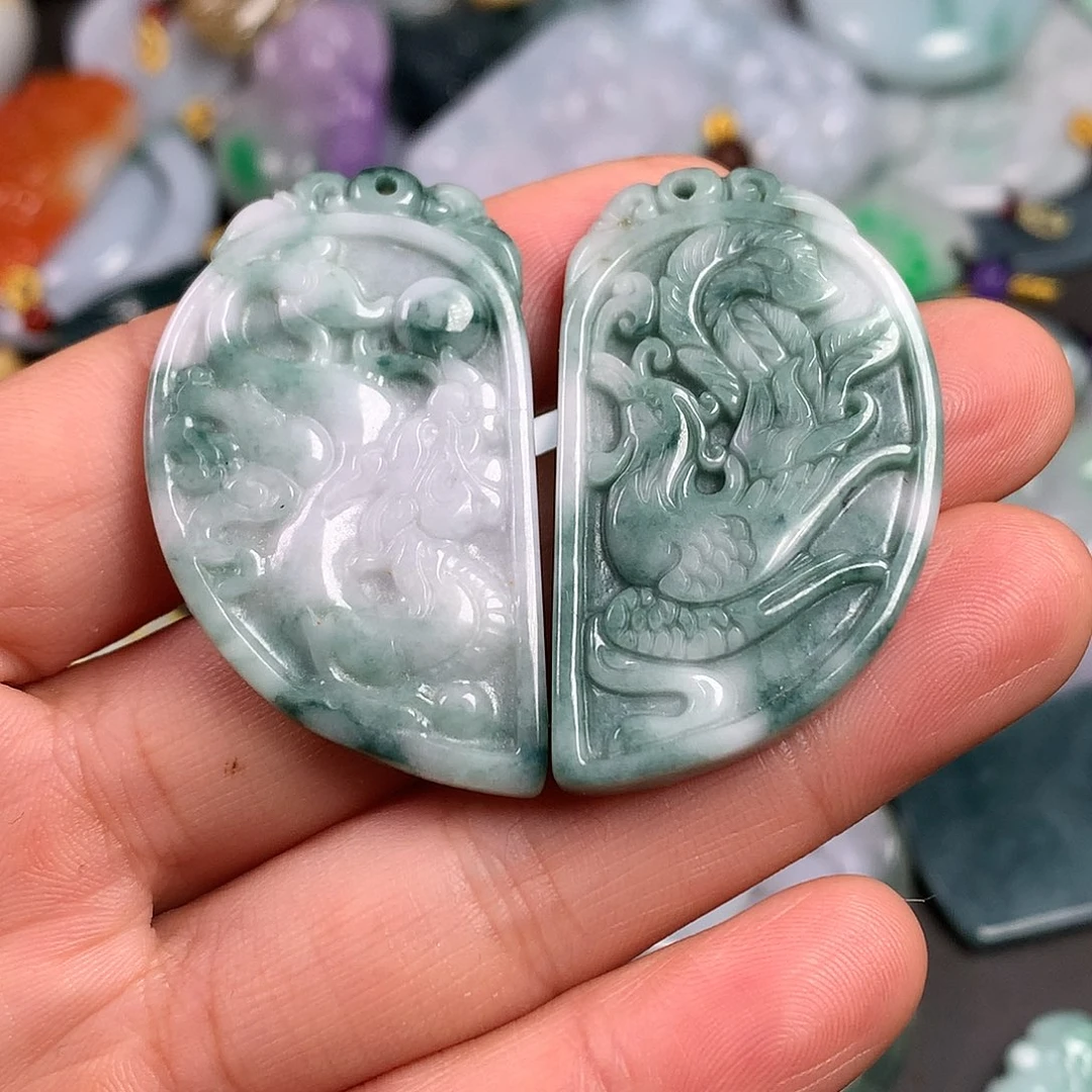 翡翠未镶嵌颈饰天然翡翠
