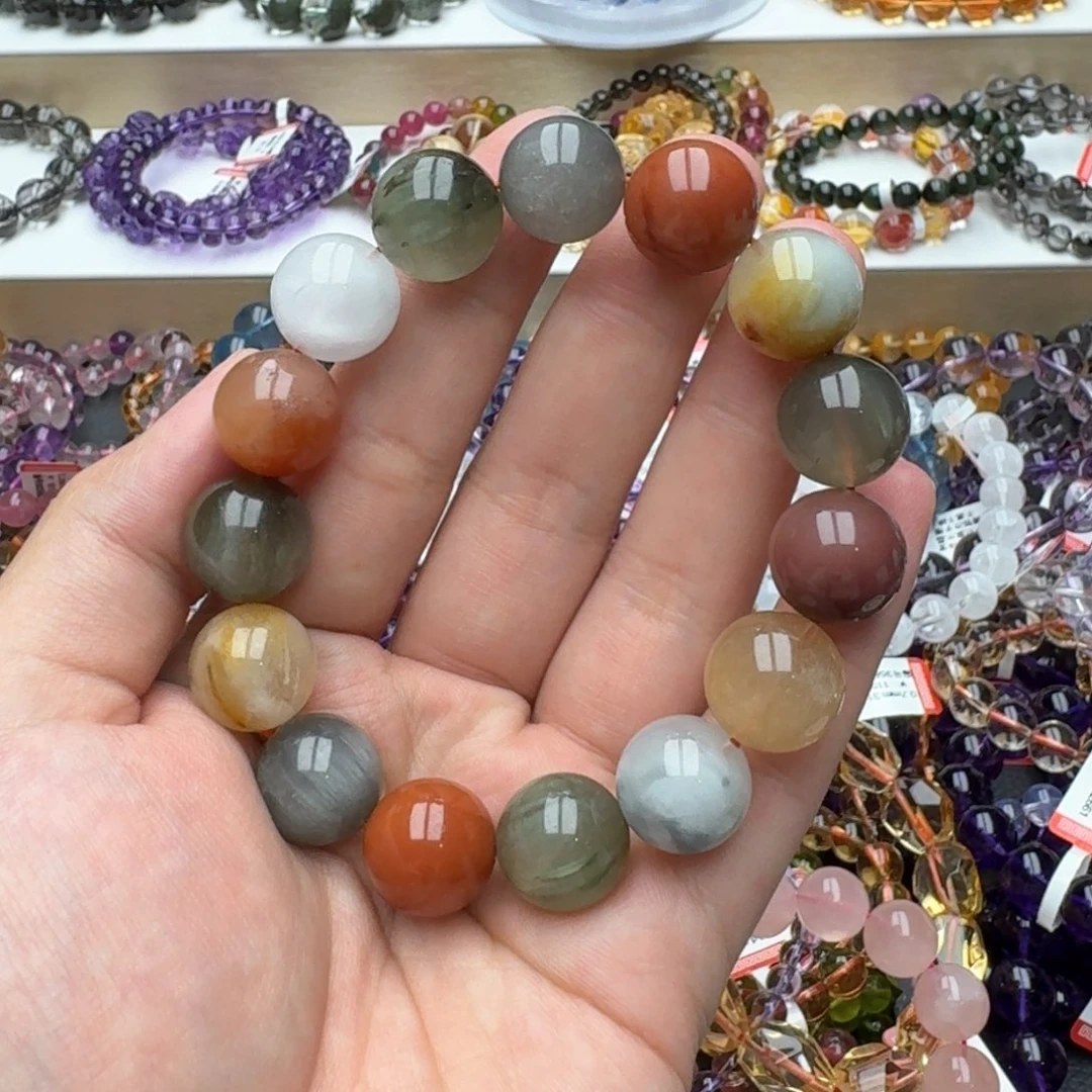 发晶手链未镶嵌彩兔毛15