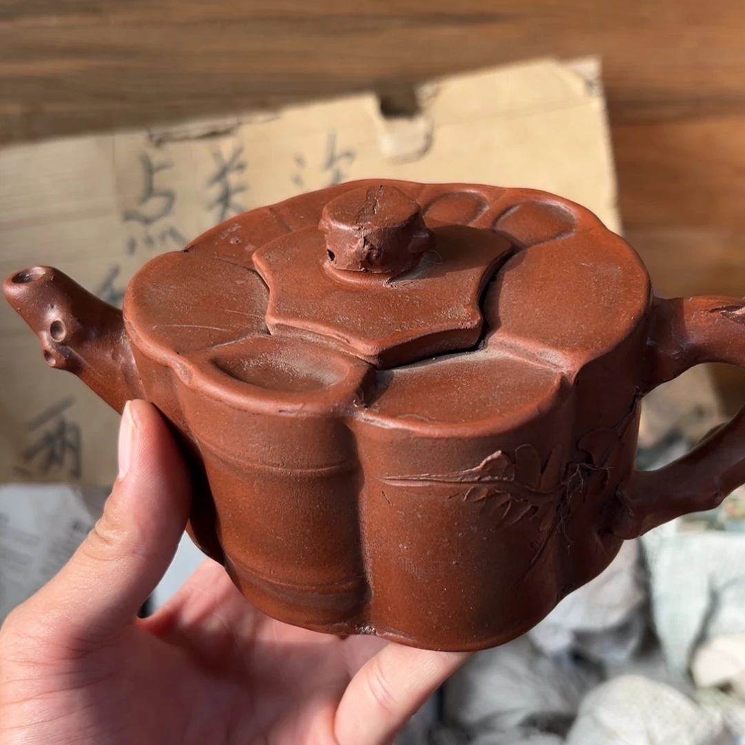 茶壶紫砂老厂紫砂壶一件！