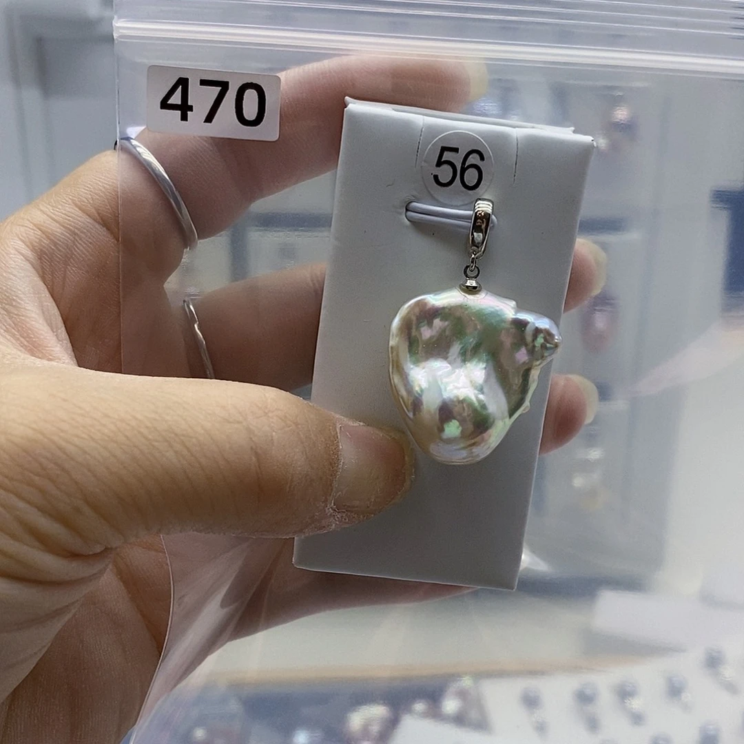 颈饰合金淡水珍珠