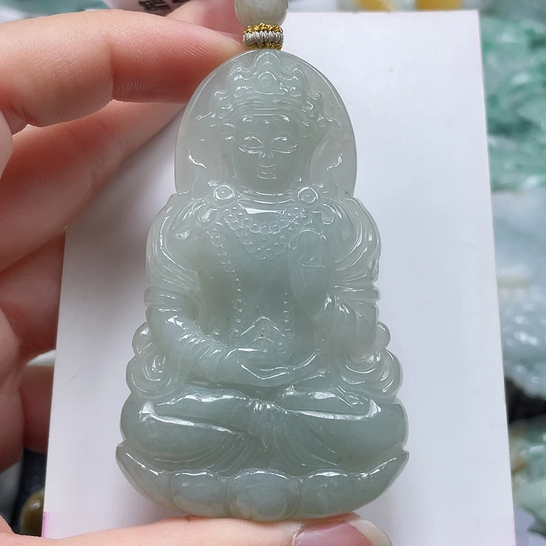 翡翠未镶嵌吊坠(不含链)翡翠