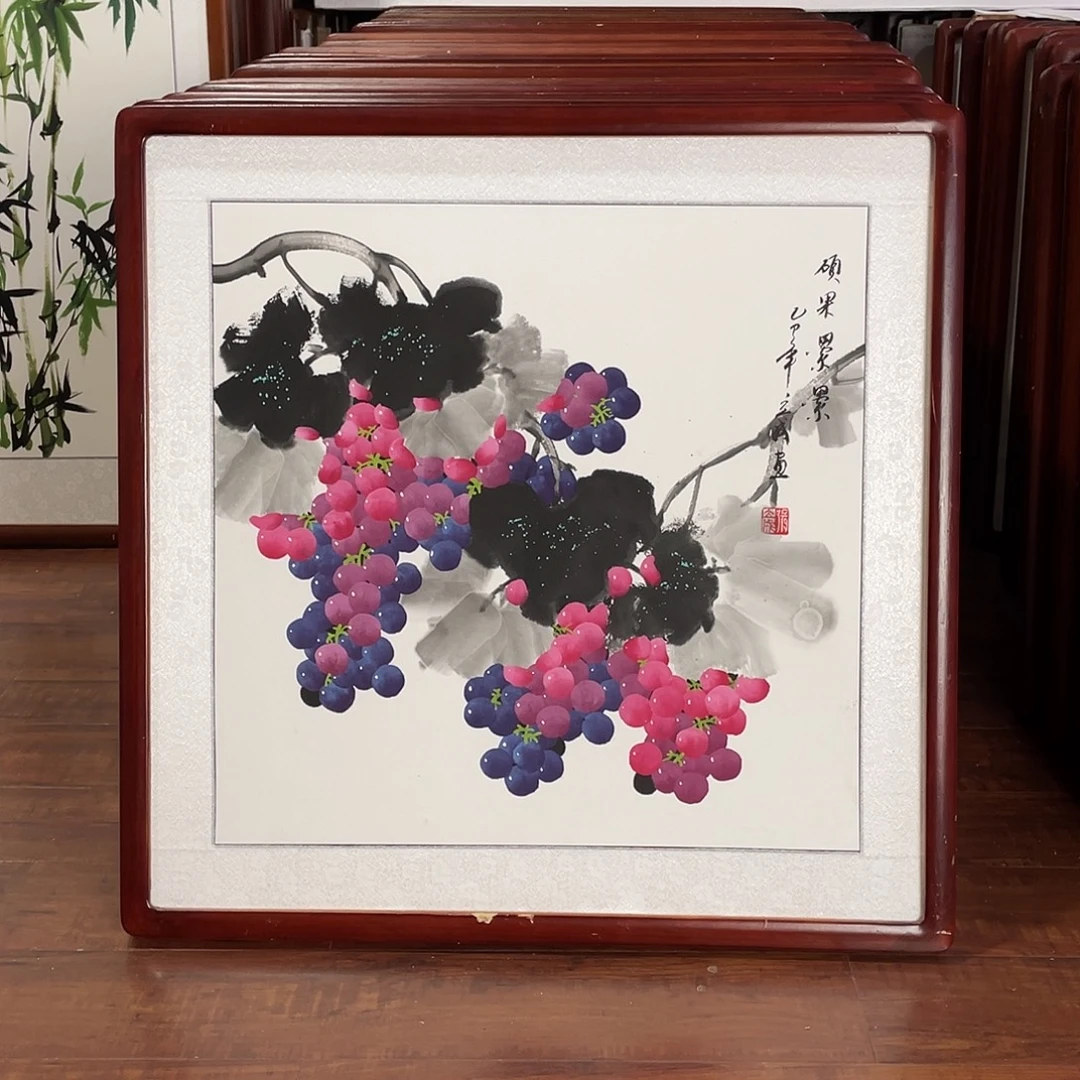 国画带框尺寸63*63厘米
