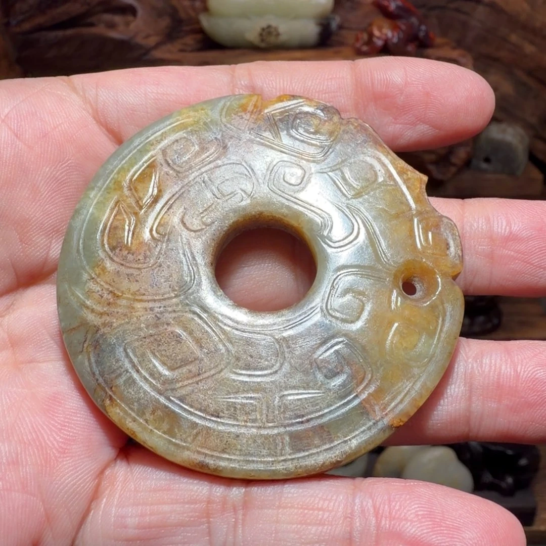 水***道和田玉未镶嵌挂件